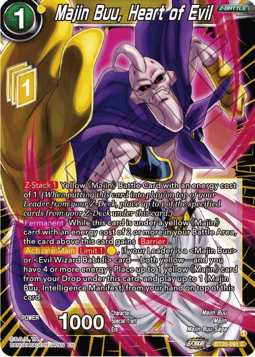 Majin Buu, Heart of Evil (BT20-091) [Power Absorbed] - POKÉ JEUX