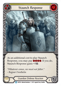Staunch Response (Yellow) [1HP059] (History Pack 1) - POKÉ JEUX