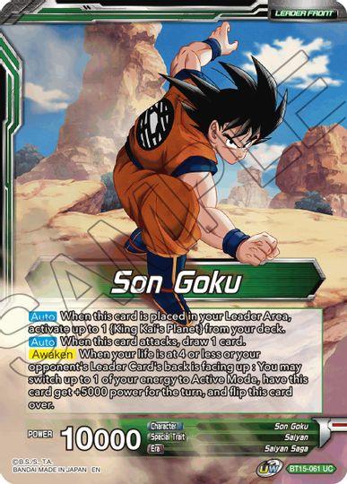 Son Goku // Son Goku, Destined Confrontation (BT15-061) [Saiyan Showdown Prerelease Promos] - POKÉ JEUX