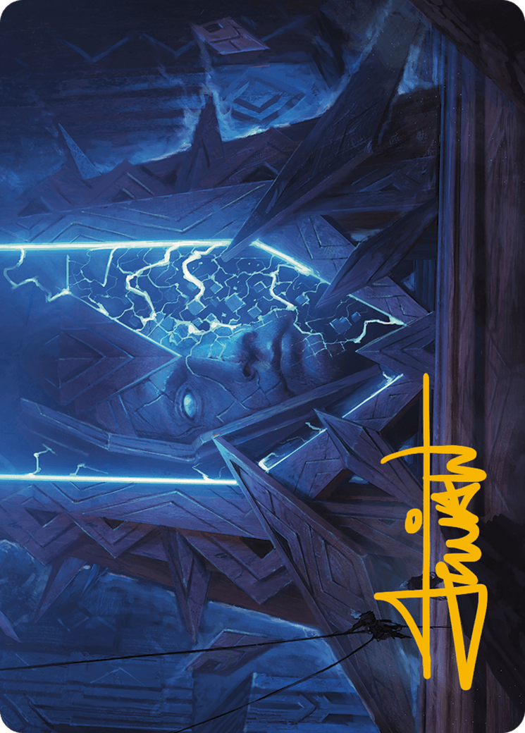 Stone Idol Generator Art Card (Gold-Stamped Signature) [Modern Horizons 3 Art Series] - POKÉ JEUX
