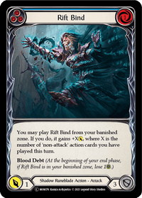 Rift Bind (Blue) [U-MON176-RF] (Monarch Unlimited) Unlimited Rainbow Foil - POKÉ JEUX