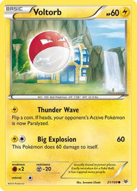 Voltorb (21/108) - XY  Roaring Skies
