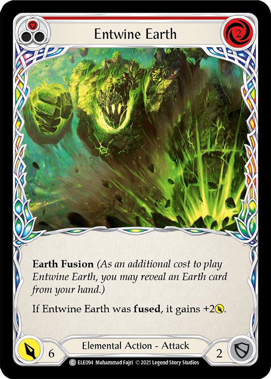 Entwine Earth (Red) [ELE094] (Tales of Aria) 1st Edition Normal - POKÉ JEUX