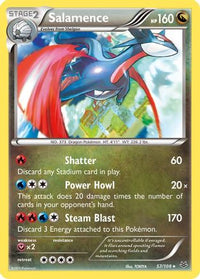 Salamence (57/108)  - XY  Roaring Skies Holofoil