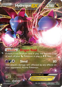 Hydreigon EX (62/108) - XY  Roaring Skies Holofoil