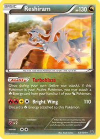 Reshiram (63/108) - XY  Roaring Skies Holofoil