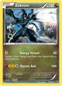 Zekrom (64/108)  - XY  Roaring Skies Holofoil
