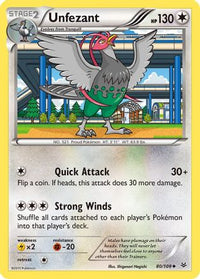 Unfezant (80/108) - XY  Roaring Skies