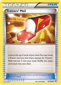 Trainers' Mail (92/108)  - XY  Roaring Skies