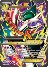 M Gallade EX (Full Art) (100/108) - XY  Roaring Skies Holofoil