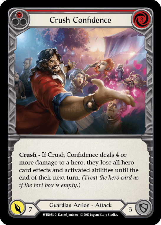 Crush Confidence (Red) [WTR063-C] (Welcome to Rathe) Alpha Print Normal - POKÉ JEUX