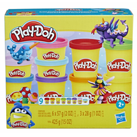PLAY-DOH - COLORFUL COMPOUND 9pk ASST — LOT × 6 (Special Order)