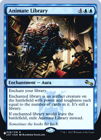 Bibliothèque animée (Unfinity Foil Edition) [La liste] 