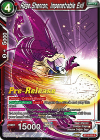 Rage Shenron, Impenetrable Evil (BT18-025) [Dawn of the Z-Legends Prerelease Promos] - POKÉ JEUX