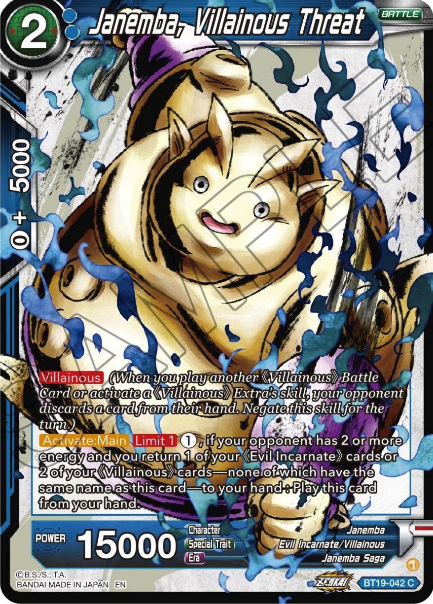 Janemba, Villainous Threat (BT19-042) [Fighter's Ambition] - POKÉ JEUX