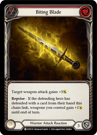 Biting Blade (Red) [U-WTR135] (Welcome to Rathe Unlimited) Unlimited Normal - POKÉ JEUX