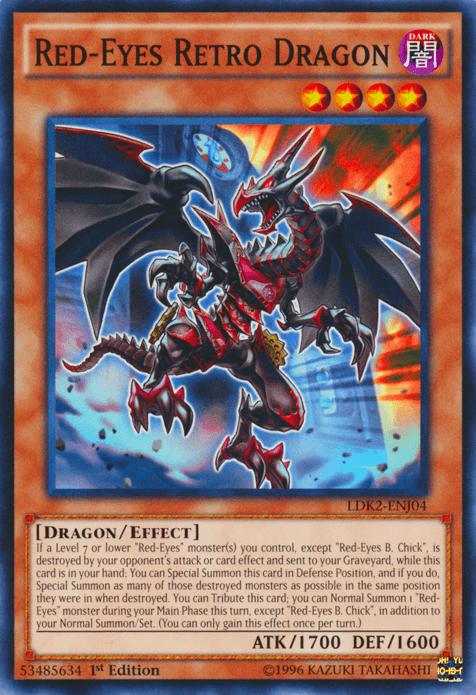 Red-Eyes Retro Dragon [LDK2-ENJ04] Common - POKÉ JEUX