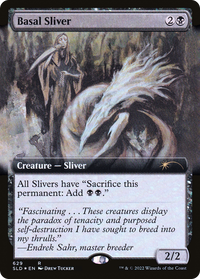 Sliver basal (art étendu) [Promos Secret Lair Drop] 