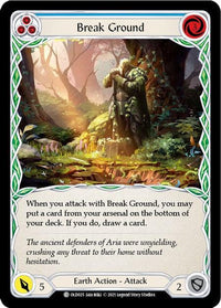 Break Ground (Blue) [OLD025] (Tales of Aria Oldhim Blitz Deck) 1st Edition Normal - POKÉ JEUX