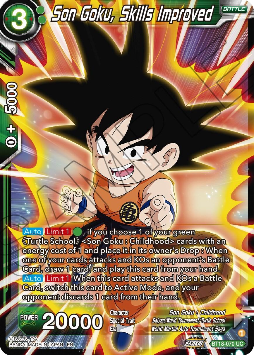 Son Goku, Skills Improved (BT18-070) [Dawn of the Z-Legends] - POKÉ JEUX