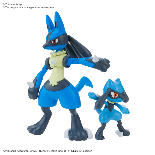 POKEMON MODEL KIT RIOLU & LUCARIO (Pre-Order)