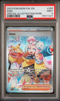 2023 POKEMON PAL EN-PALDEA EVOLVED #269 IONO SPECIAL ILLUSTRATION RARE PSA 9 #79571327