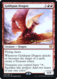 Goldspan Dragon [Kaldheim Prerelease Promos]