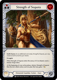 Strength of Sequoia (Red) [ELE028] (Tales of Aria) 1st Edition Normal - POKÉ JEUX