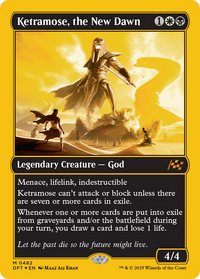 Ketramose, the New Dawn (First-Place Foil) [Aetherdrift]