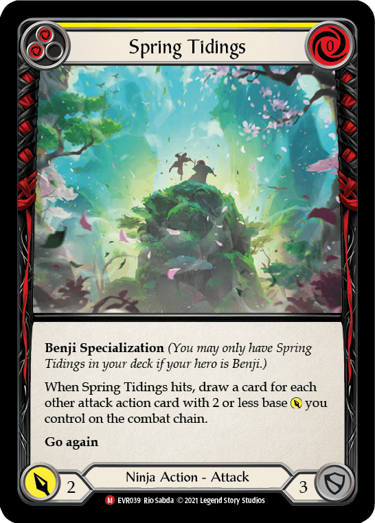 Spring Tidings [EVR039] (Everfest) 1st Edition Rainbow Foil - POKÉ JEUX