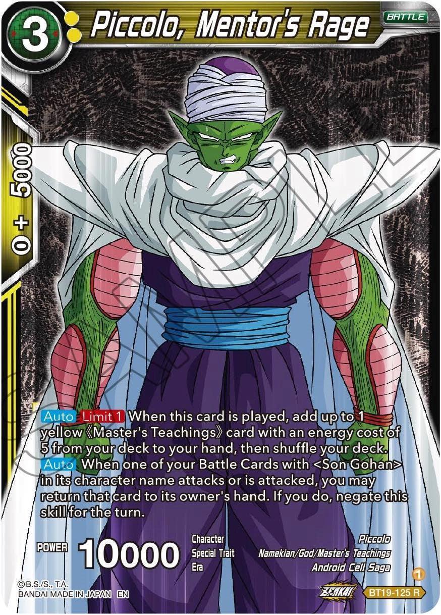 Piccolo, Mentor's Rage (BT19-125) [Fighter's Ambition] - POKÉ JEUX