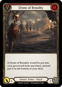 Drone of Brutality (Red) [WTR164-R] (Welcome to Rathe) Alpha Print Normal - POKÉ JEUX