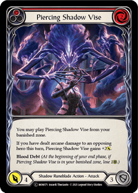 Piercing Shadow Vise (Red) [U-MON171] (Monarch Unlimited) Unlimited Normal - POKÉ JEUX
