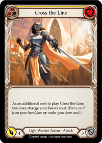 Cross the Line (Yellow) [U-MON046-RF] (Monarch Unlimited) Unlimited Rainbow Foil - POKÉ JEUX