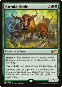 Garruk's Horde [Welcome Deck 2017]
