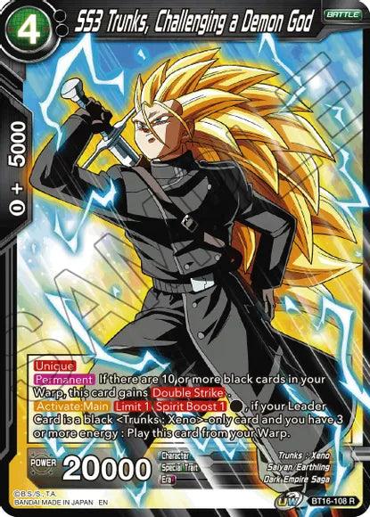 SS3 Trunks, Challenging a Demon God (BT16-108) [Realm of the Gods] - POKÉ JEUX