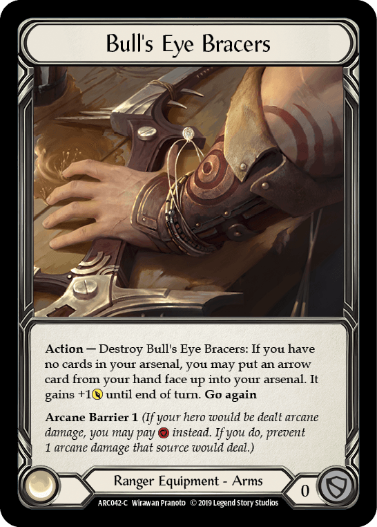 Bull's Eye Bracers [ARC042-C] (Arcane Rising) 1st Edition Normal - POKÉ JEUX