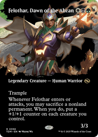 Felothar, Dawn of the Abzan (Borderless) (TDM-358) - Tarkir: Dragonstorm