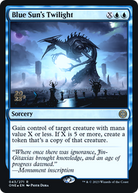 Blue Sun's Twilight [Phyrexia : All Will Be One Avant-première Promos] 