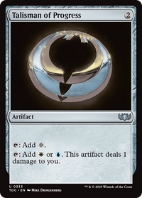 Talisman of Progress (TDC-333) - Commander: Tarkir: Dragonstorm
