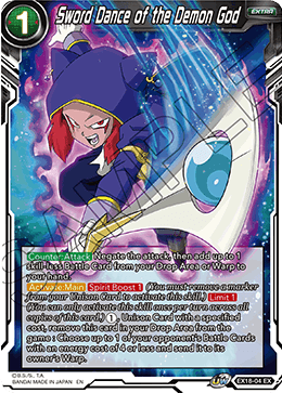 Sword Dance of the Demon God (EX18-04) [Namekian Boost] - POKÉ JEUX