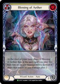 Blessing of Aether (Yellow) [LGS117] (Promo)  Rainbow Foil