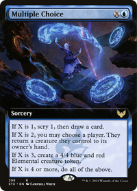 Multiple Choice (Extended Art) [Strixhaven: School of Mages]