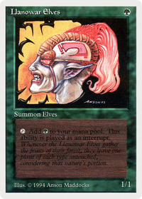 Llanowar Elves [Summer Magic / Edgar]