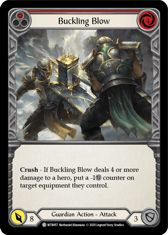 Buckling Blow (Red) [U-WTR057] (Welcome to Rathe Unlimited) Unlimited Rainbow Foil - POKÉ JEUX