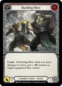 Buckling Blow (Red) [U-WTR057] (Welcome to Rathe Unlimited) Unlimited Rainbow Foil - POKÉ JEUX