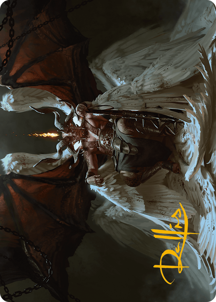 Shilgengar, Sire of Famine Art Card (Gold-Stamped Signature) [Modern Horizons 3 Art Series] - POKÉ JEUX