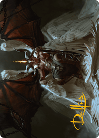 Shilgengar, Sire of Famine Art Card (Gold-Stamped Signature) [Modern Horizons 3 Art Series] - POKÉ JEUX