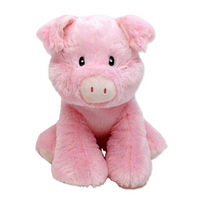 12" SITTING ANIMALS - PINK PIG (Special Order)