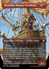 Breeches, Brazen Plunderer (Borderless) [The Lost Caverns of Ixalan Special Guests]
